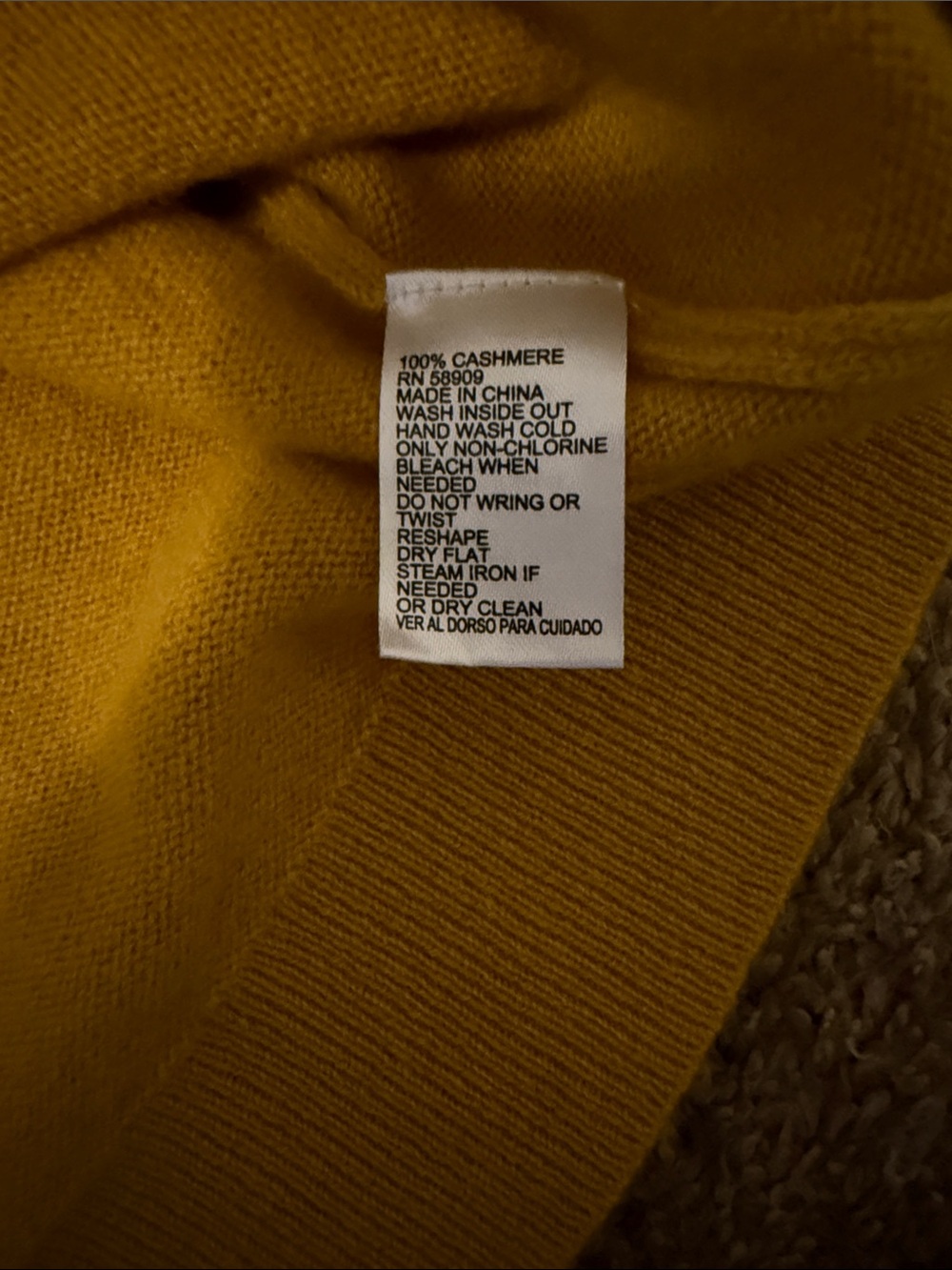 ANTONIO MELANI Mustard Yellow Crewneck Sweater - Picture 4 of 5